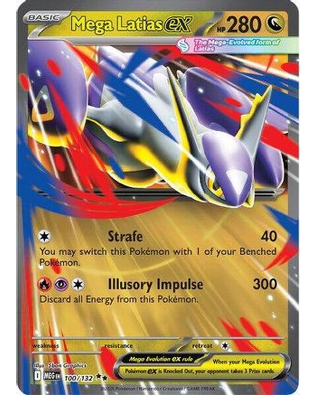 Mega Latias ex 100/132  - Holofoil ME01 Mega Evolution - Double Rare