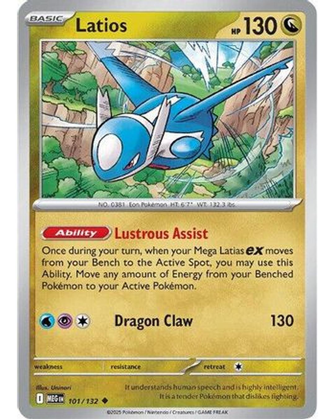 Latios 101/132  ME01 Mega Evolution - Uncommon