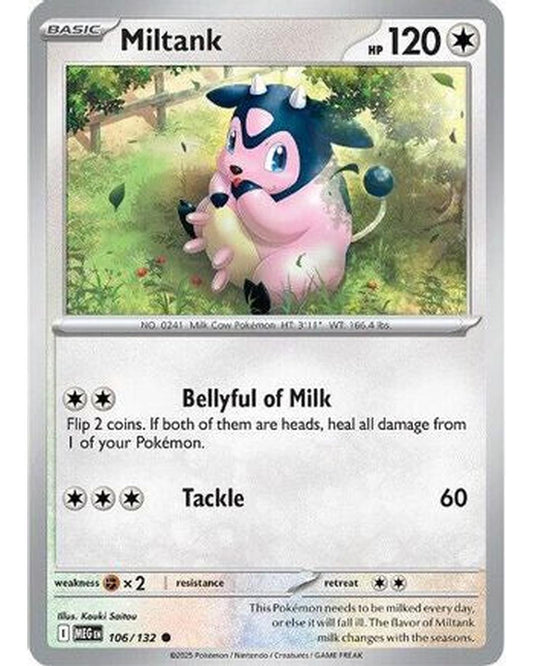 Miltank 106/132  - Reverse Holofoil ME01 Mega Evolution - Common