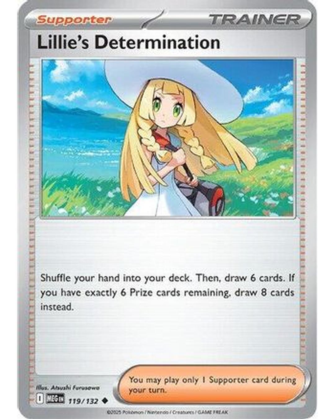Lillie's Determination 119/132  ME01 Mega Evolution - Uncommon