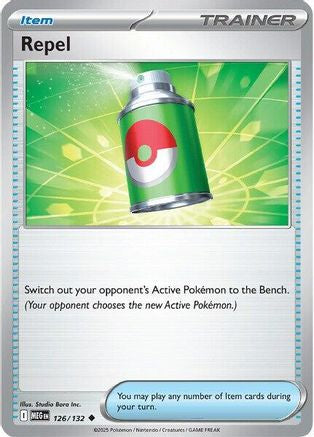 Repel 126  - Reverse Holofoil ME01 Mega Evolution - Uncommon