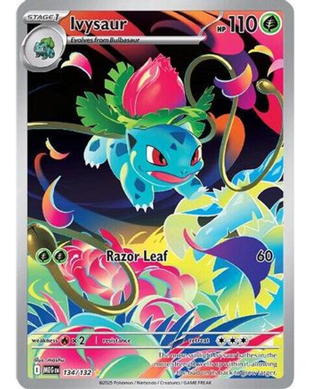 Ivysaur 134/132  - Holofoil ME01 Mega Evolution - Illustration Rare