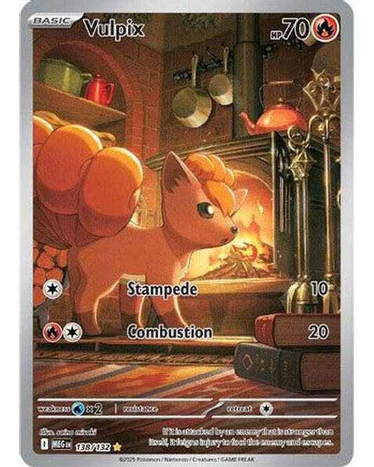 Vulpix 138/132  - Holofoil ME01 Mega Evolution - Illustration Rare
