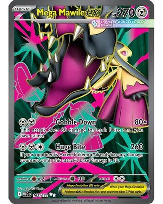 Mega Mawile ex 162/132  - Holofoil ME01 Mega Evolution - Ultra Rare