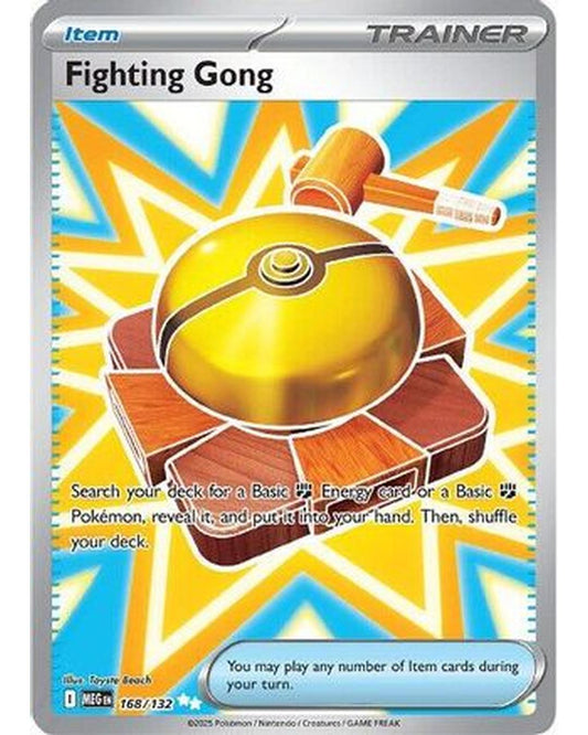 Fighting Gong 168/132  - Holofoil ME01 Mega Evolution - Ultra Rare