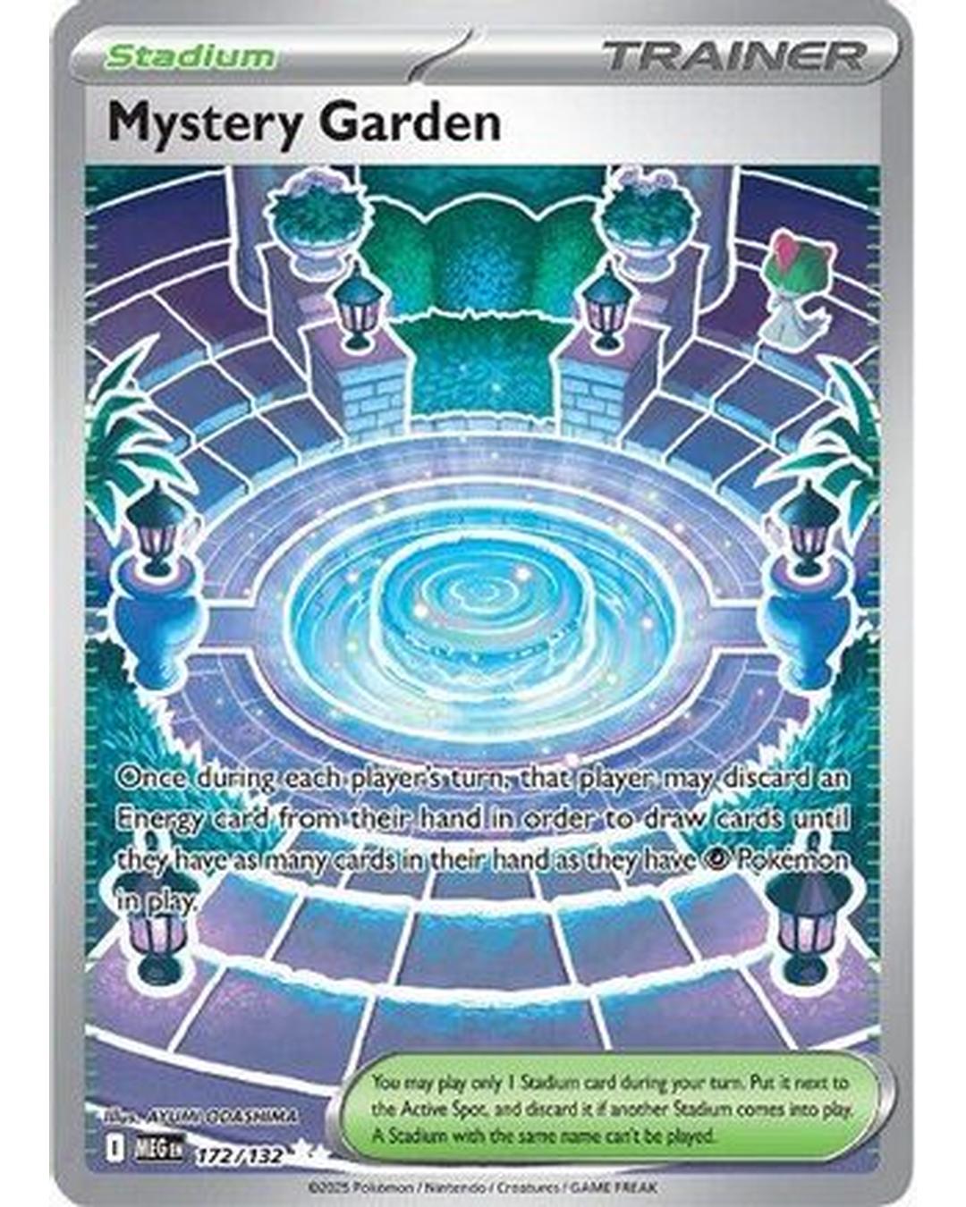 Mystery Garden 172/132  - Holofoil ME01 Mega Evolution - Ultra Rare