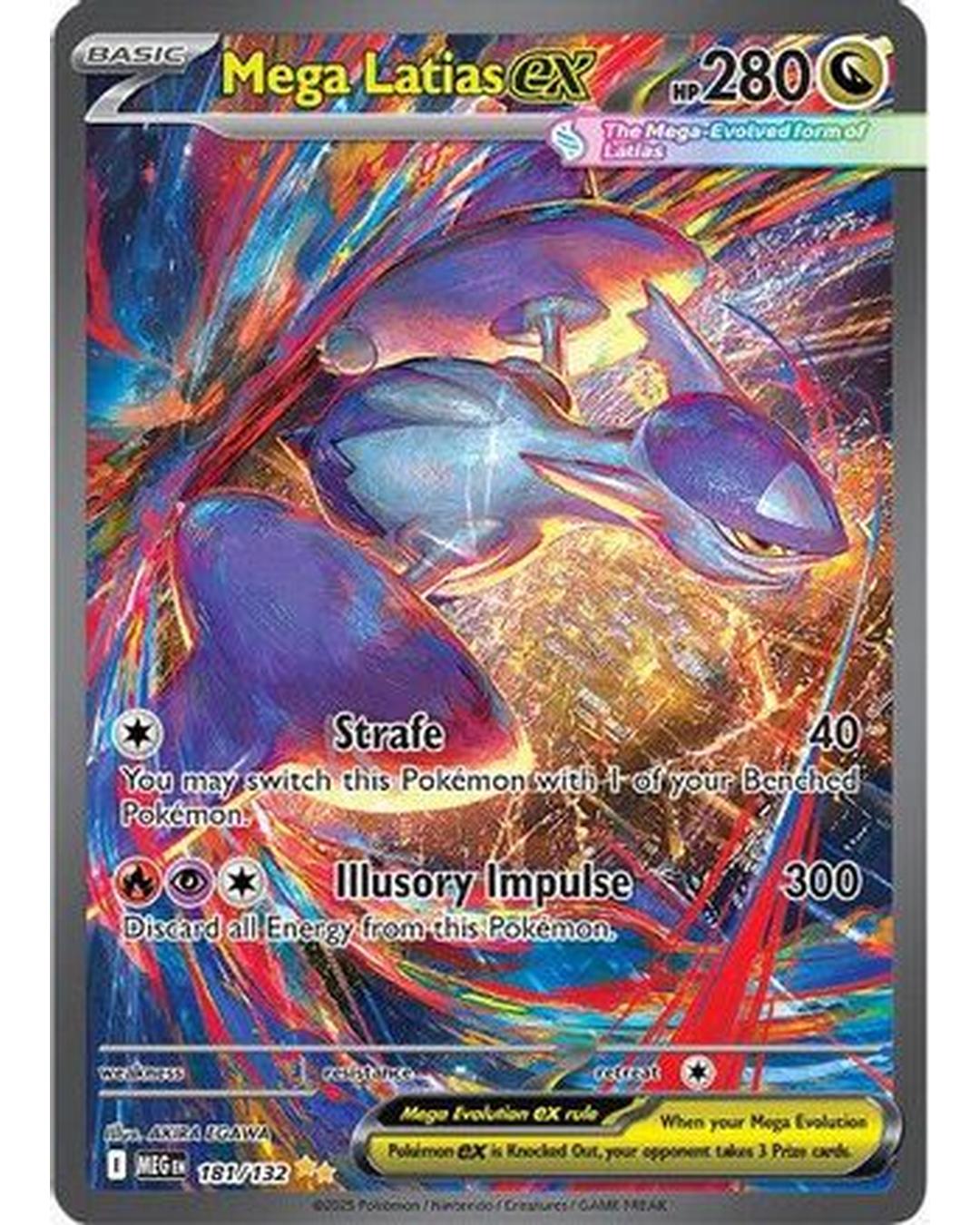 Mega Latias ex 181/132  - Holofoil ME01 Mega Evolution - Special Illustration Rare
