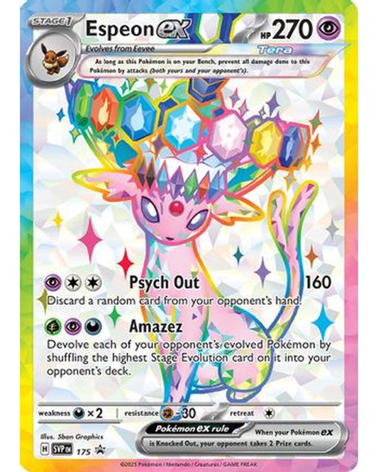 Espeon ex - 175 SVP  - Holofoil SV Scarlet & Violet Promo Cards - Promo