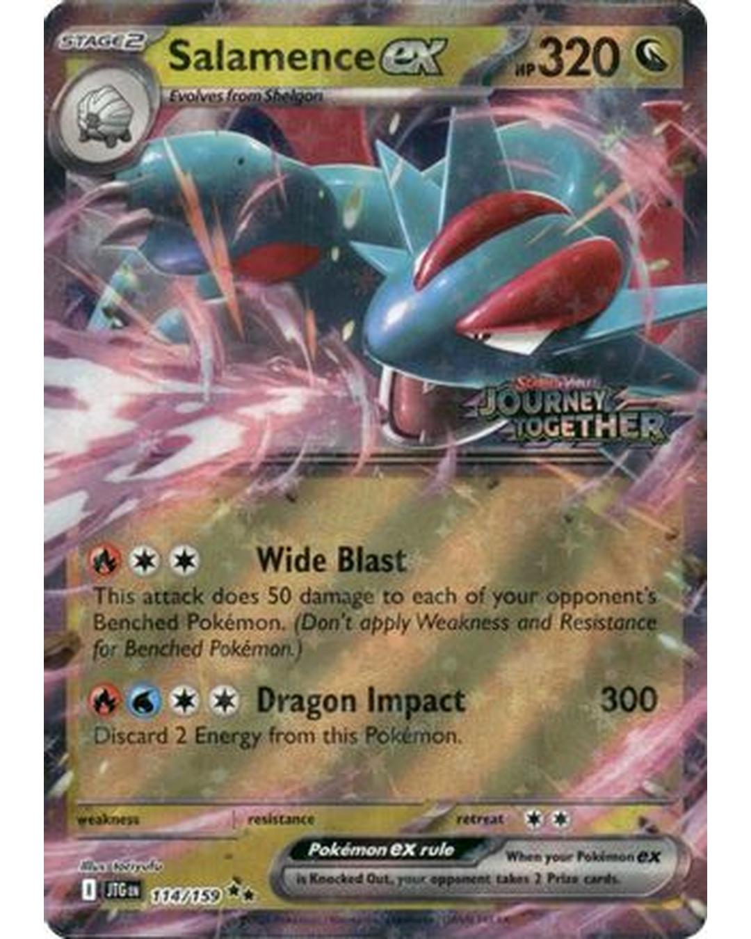 Salamence ex 114/159  - Holofoil Miscellaneous Cards & Products - Double Rare