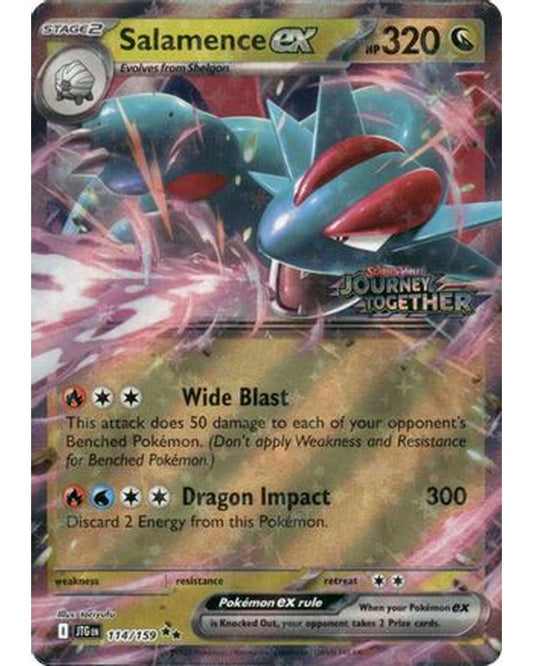 Salamence ex 114/159  - Holofoil Miscellaneous Cards & Products - Double Rare