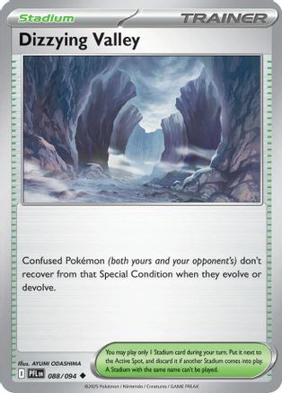 Dizzying Valley 088  - Reverse Holofoil ME02 Phantasmal Flames - Uncommon