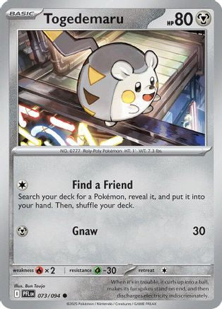 Togedemaru 073/094  ME02 Phantasmal Flames - Common