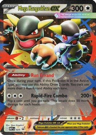 Mega Kangaskhan ex 025  - Holofoil ME Mega Evolution Promo - Promo