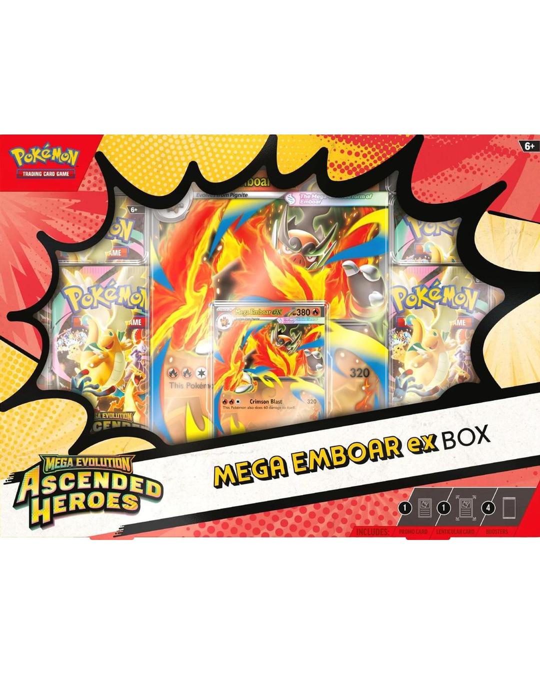 Pokemon TCG - Ascended Heroes Mega Emboar ex Box