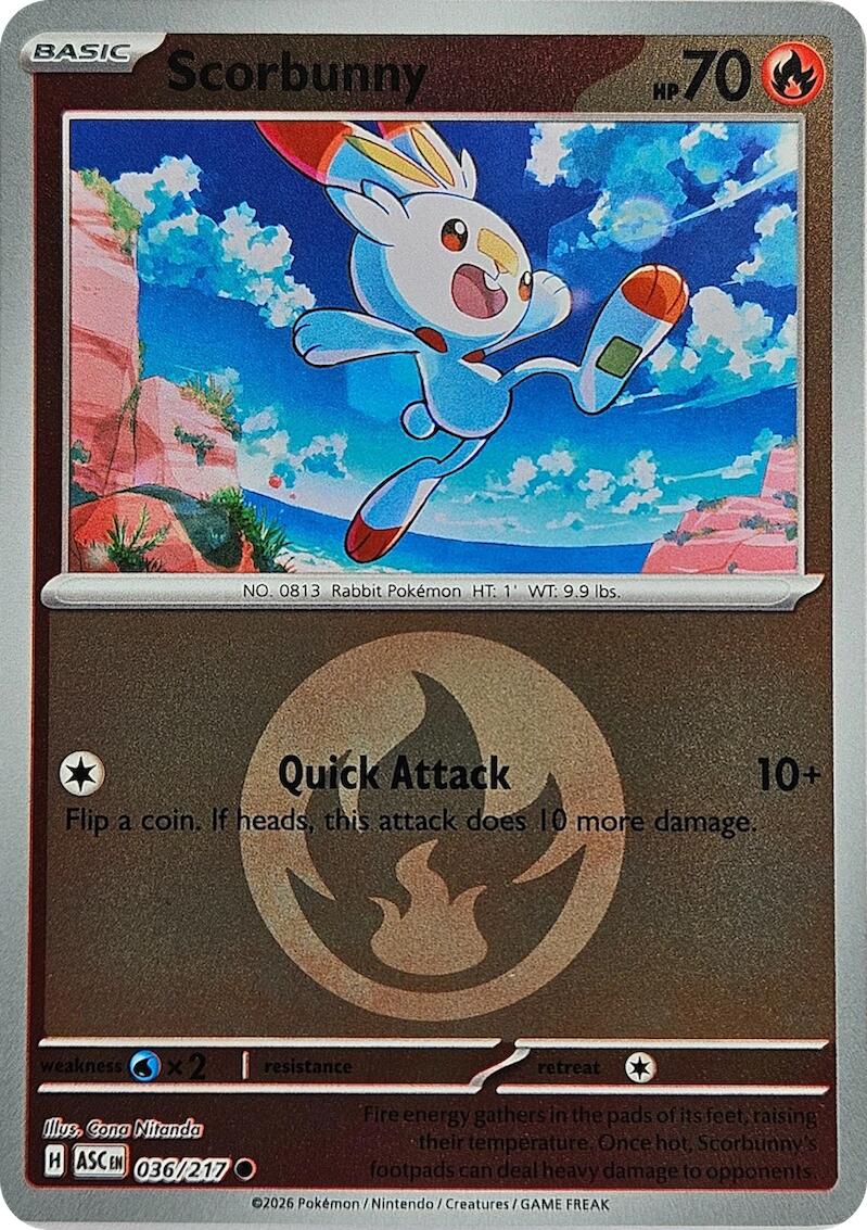 Scorbunny - 036/217 (Energy Symbol Pattern)