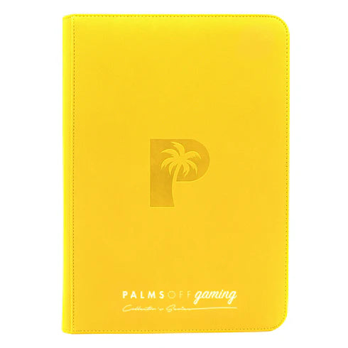 Collector's Series Top Loader Zip Binder - CLEAR - Yellow