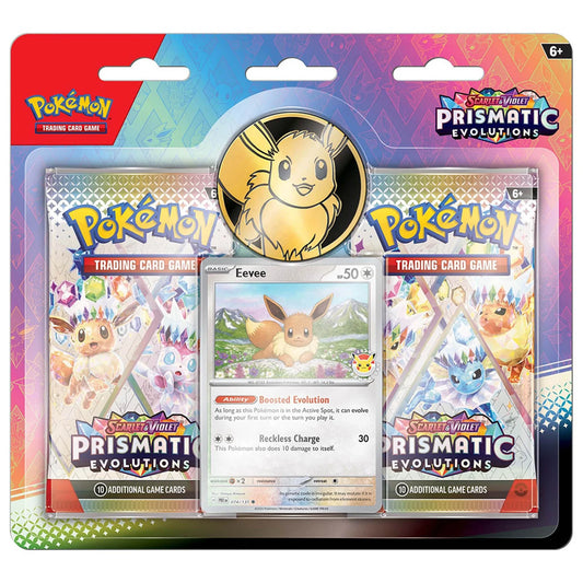 POKÉMON TCG Scarlet & Violet 8.5: Prismatic Evolutions 2-PK Blister