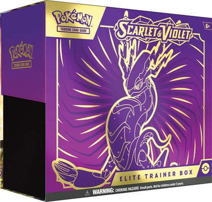 Pokemon TCG Scarlet and Violet Miraidon Elite Trainer Box (Damage Shrink Wrap)