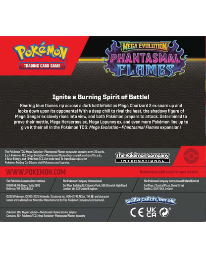 Pokemon TCG - Mega Evolution Phantasmal Flames Booster Box