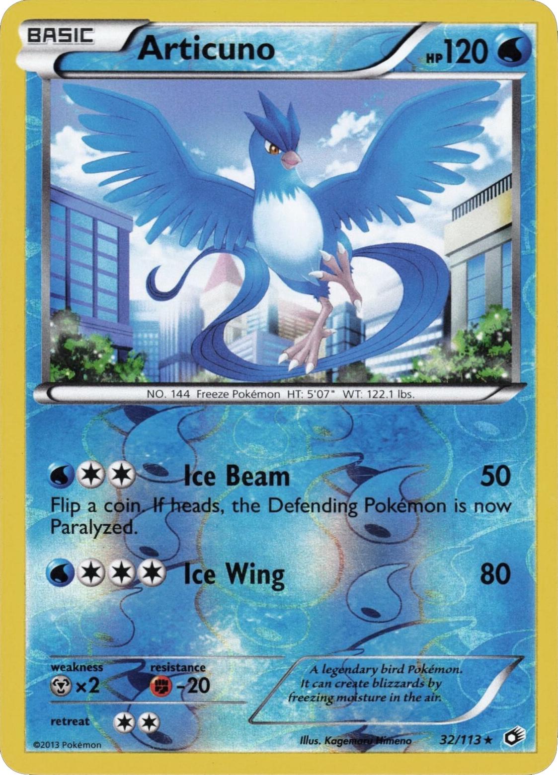 Articuno 32/113 - (Legendary Treasures) (Holo Rare) Reverse Holofoil