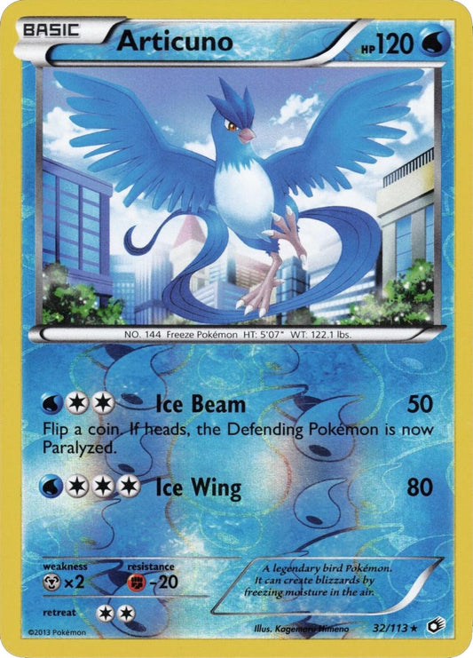 Articuno 32/113 - (Legendary Treasures) (Holo Rare) Reverse Holofoil