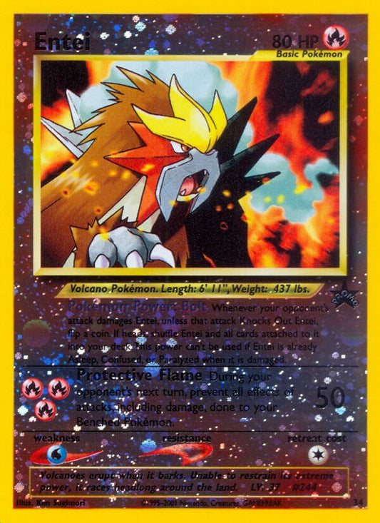 PSA 9 - 1999 Pokemon WoTC Promo #34 Entei