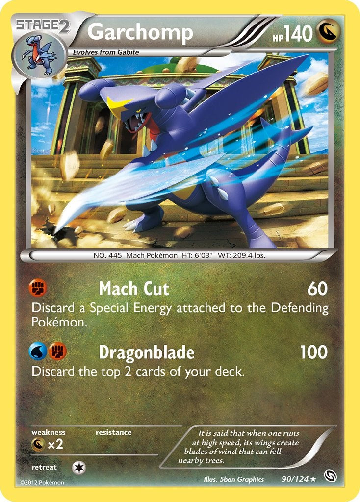 PSA 9 - 2012 Pokemon Dragons Exalted #90 Garchomp (90)