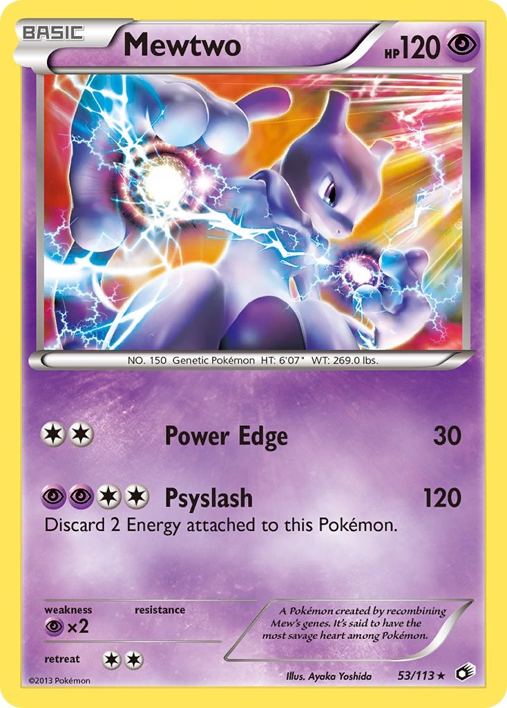 Mewtwo 53/113 - (Legendary Treasures) (Holo Rare) Holofoil