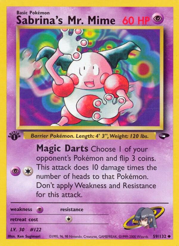 CGC 9 - 2000 Pokemon Gym Challenge #059 Sabrina's Mr. Mime