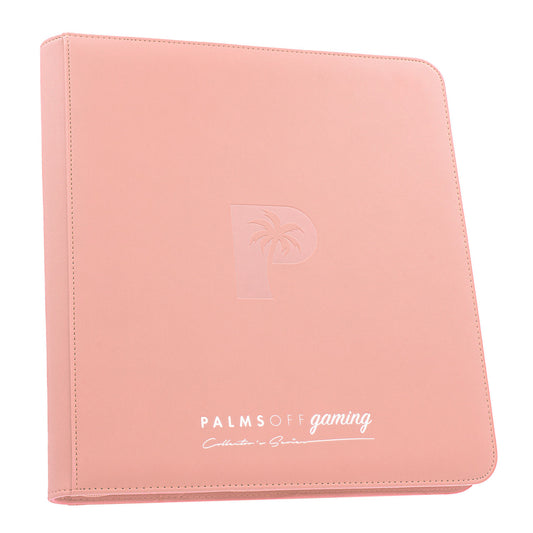 Collector's Series 12 Pocket Zip Trading Card Binder - PINK - Groovy Collectables