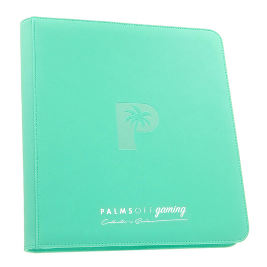 Collector's Series 12 Pocket Zip Trading Card Binder - TURQUOISE - Groovy Collectables