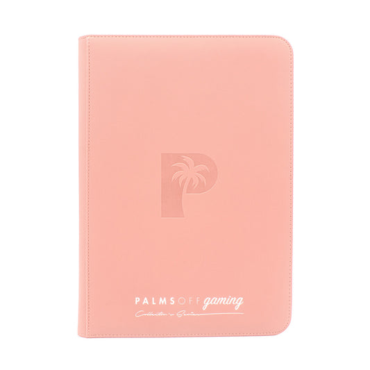 Collector's Series 9 Pocket Zip Trading Card Binder - PINK - Groovy Collectables