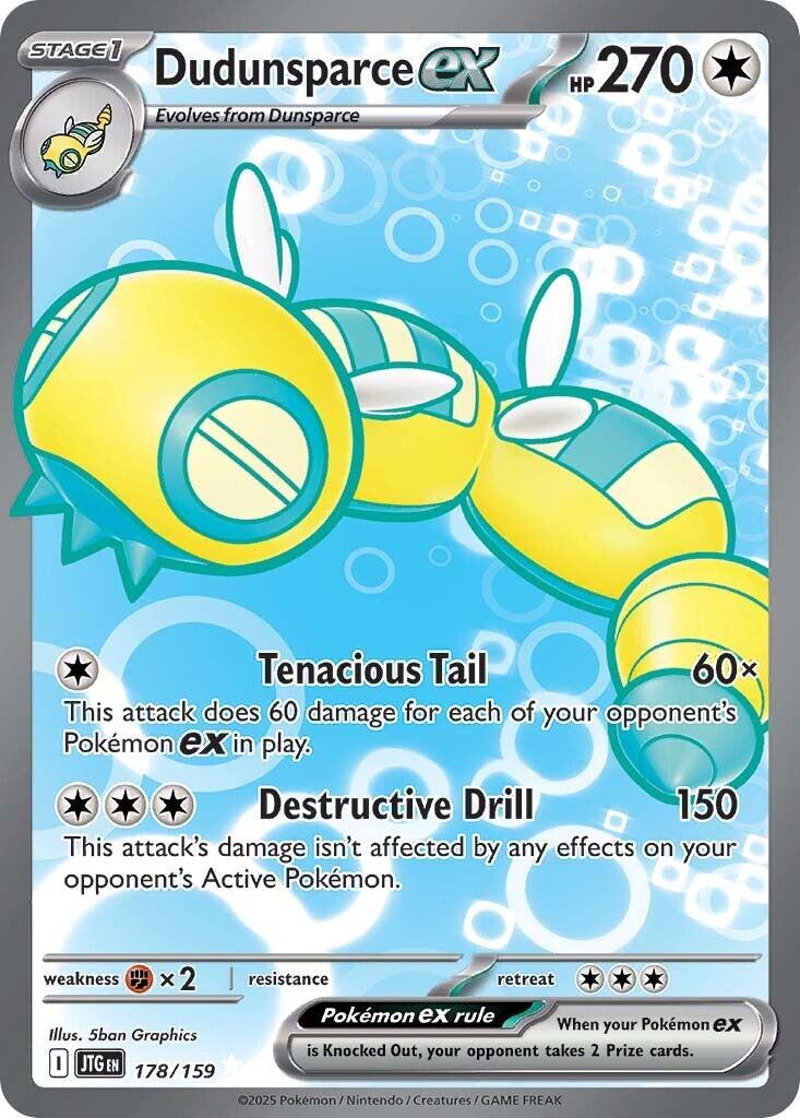 Dudunsparce ex (178/159) [Scarlet & Violet: Journey Together] - Groovy Collectables