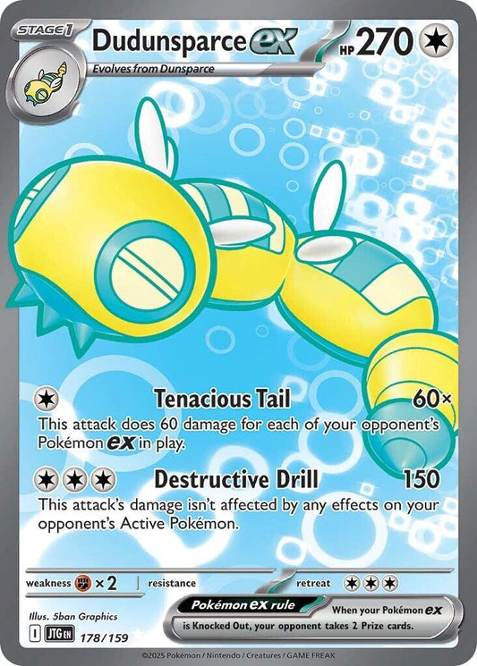 Dudunsparce ex (178/159) [Scarlet & Violet: Journey Together] - Groovy Collectables