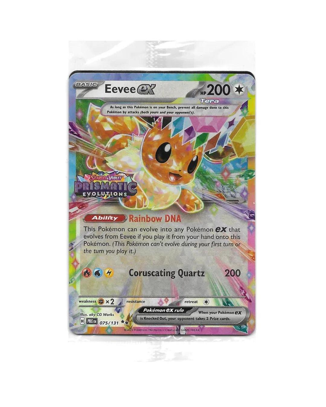 Eevee ex (075/131) - Prismatic Evolutions Surprise Box Promo (Sealed)
