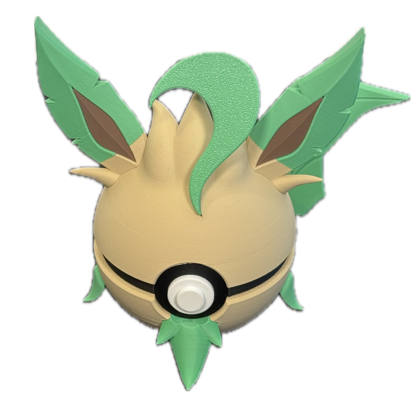 Leafeon 3D Printed Pokeball - Groovy Collectables