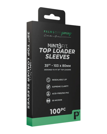MintFit Top Loader Sleeves - 35pt - 100pc