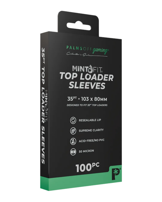 MintFit Top Loader Sleeves - 35pt - 100pc