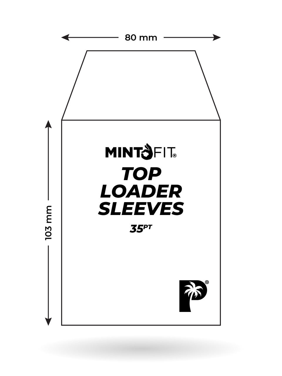 MintFit Top Loader Sleeves - 35pt - 100pc - Groovy Collectables