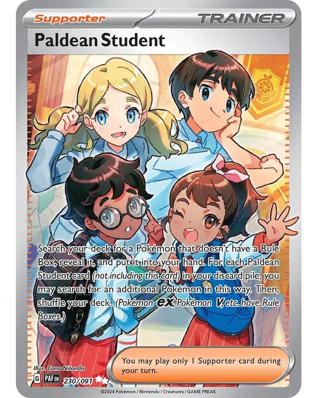 Paldean Student (230/091) [Scarlet & Violet: Paldean Fates] - Groovy Collectables