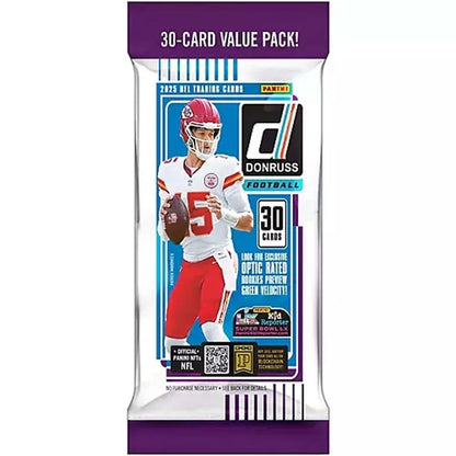 Panini NFL 2025 Donruss Football Trading Card Fat Pack Box
