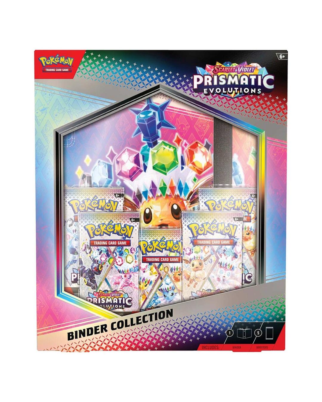 Pokémon TCG Scarlet & Violet 8.5: Prismatic Evolutions Binder Collection - Groovy Collectables