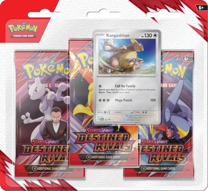 Pokémon TCG: Scarlet & Violet Destined Rivals Three-Booster Blister Pack - Groovy Collectables