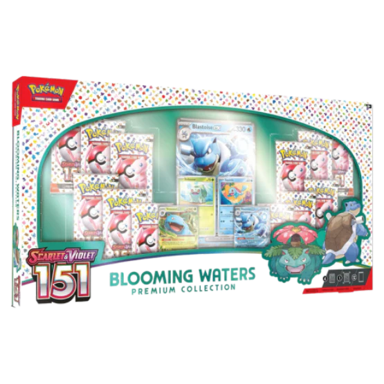 Pokemon TCG - Pokemon 151 Blooming Waters Premium Collection