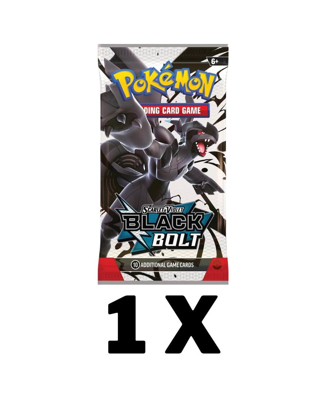 Pokemon TCG Scarlet & Violet - Black Bolt Booster Pack - Groovy Collectables