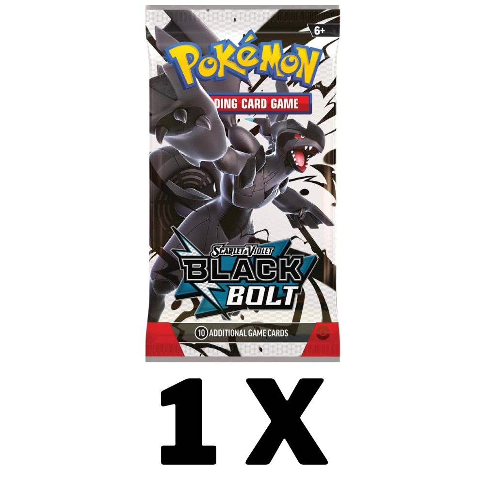 Pokemon TCG Scarlet & Violet - Black Bolt Booster Pack - Groovy Collectables