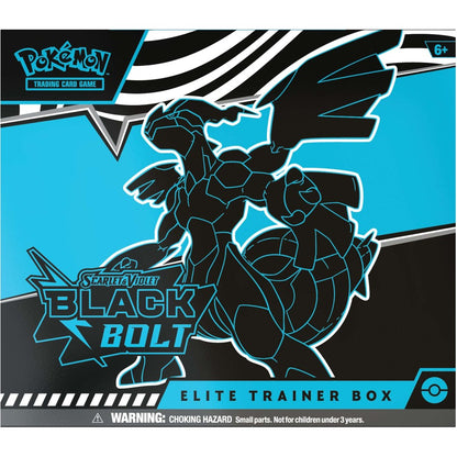 Pokemon TCG Scarlet & Violet - Black Bolt Elite Trainer Box - Groovy Collectables