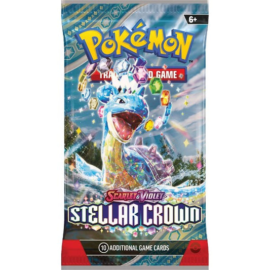 Pokemon TCG Scarlet & Violet: Stellar Crown Booster Pack - Groovy Collectables