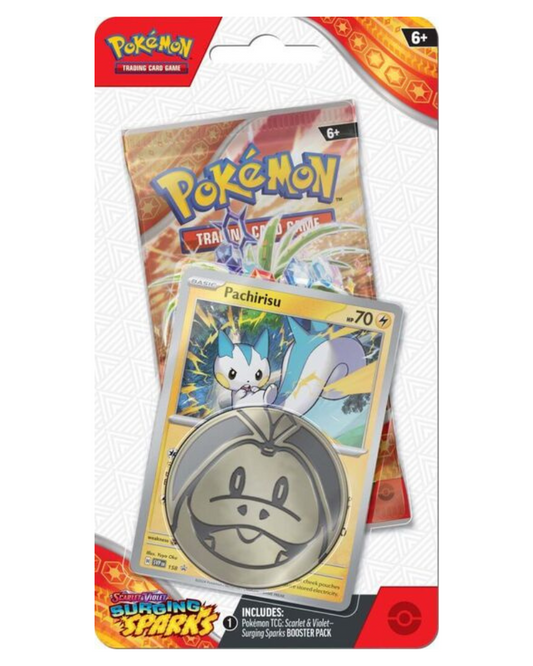 Pokemon TCG Scarlet & Violet - Surging Sparks Checklane Blister - Groovy Collectables