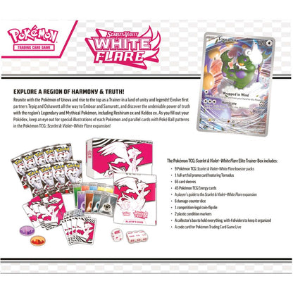Pokemon TCG Scarlet & Violet - White Flare Elite Trainer Box - Groovy Collectables